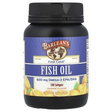 Fresh Catch®, Fish Oil, Omega-3 EPA/DHA, Orange, 100 Softgels (300 mg per