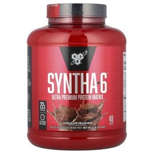 BSN, Syntha-6, Protein Powder Drink Mix, Chocolate Milkshake, 5 lbs (2.27 kg)