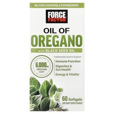 Oil Of Oregano With Black Seed Oil, 60 Softgels