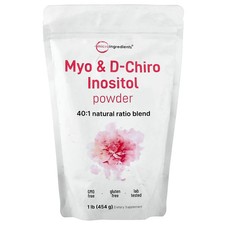 Myo & D-Chiro Inositol Powder, 1 lb (454 g)