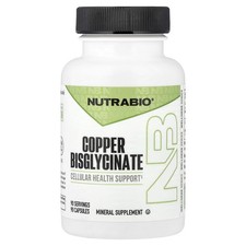 Copper Bisglycinate, 90 Capsules (3 mg per Capsule)