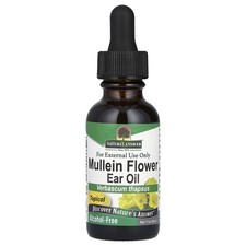 Nature s Answer Mullein Flower Ear Oil Alcohol Free 1 fl oz 30 ml Alcohol-Free,