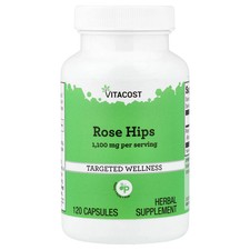 Rose Hips, 120 Capsules (550 mg per Capsule)