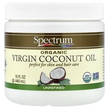 Organic Virgin Coconut Oil, Unrefined , 15 fl oz (443 ml)