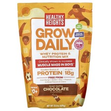Grow Daily™, Whey Protein & Nutrition Mix, For Boys 10+, Chocolate, 23.6 oz (670