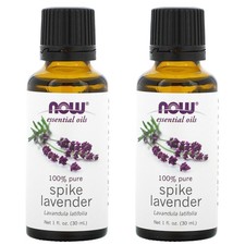 Now Foods Essential Oils, Spike Lavender, 1 fl oz (30 ml), 2 Pack