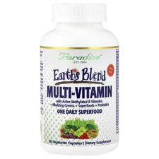 Earth's Blend, One Daily Superfood Multi-Vitamin with Iron, 120 Vegetarian