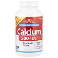 Calcium 500 + D3, 400 Tablets