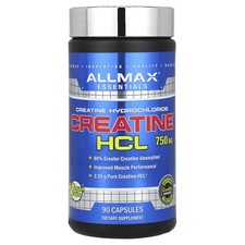 Creatine HCL, 750 mg, 90 Capsules
