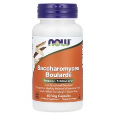 Saccharomyces Boulardii, Probiotic , 5 Billion CFU, 60 Veg Capsules