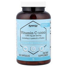 Synergy®, Vitamin C-1000 Including L-Lysine & L-Proline, 240 Capsules