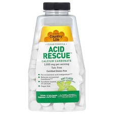Acid Rescue, Calcium Carbonate, Mint, 220 Chewable Tablets