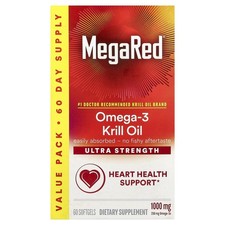 MegaRed®, Omega-3 Krill Oil, 1,000 mg, 60 Softgels