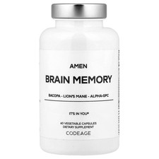 Amen, Brain Memory, 60 Vegetable Capsules