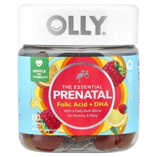 The Essential, Prenatal, Folic Acid + DHA Gummies, Sweet Citrus, 60 Gummies