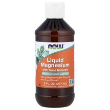 Now Foods Liquid Magnesium with Trace Minerals 8 fl oz 237 ml GMP Quality
