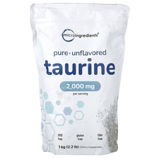 Pure Taurine, Unflavored, 2.2 lb (1 kg)
