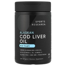 Alaskan Cod Liver Oil, 120 Softgels