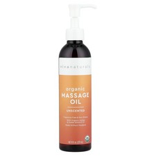 Organic Massage Oil, Unscented, 8 fl oz (237 ml)