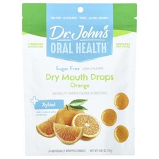Oral Health™, Dry Mouth Drops, + Xylitol, Orange, 24 Individually Wrapped