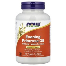 Now Foods Evening Primrose Oil 1000 mg 90 Veggie Softgels GMP Quality Assured,