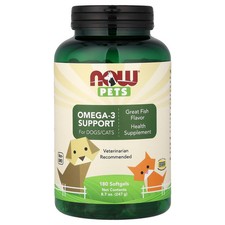Pets, Omega-3 Support for Dogs/Cats, Great Fish, 180 Softgels, 8.7 oz (247 g)