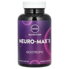 MRM Neuro-Max II 60 Vegan Capsules Egg-Free, Fish Free, Gluten-Free, GMP Quality