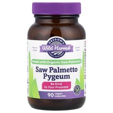 Oregon s Wild Harvest Saw Palmetto Pygeum 90 Non-GMO Veggie Caps Dairy-Free,