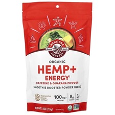 Organic Hemp + Energy, Smoothie Booster Powder Blend, 7.5 oz (213 g)