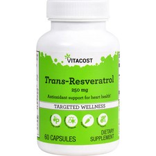 Trans-Resveratrol, 250 mg, 60 Capsules