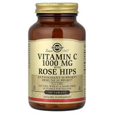 Vitamin C With Rose Hips, 100 Tablets