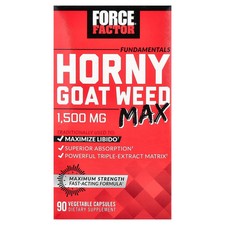 Fundamentals, Horny Goat Weed Max, 90 Vegetable Capsules