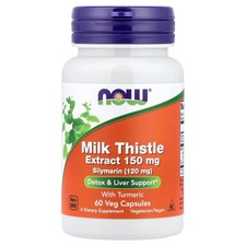 Milk Thistle Extract with Turmeric, 60 Veg Capsules
