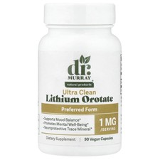 Lithium Orotate, 1 mg, 90 Vegan Capsules