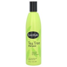 Shikai Tea Tree Shampoo 12 fl oz 355 ml Leaping Bunny, Not Tested on Animals