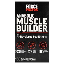 Anabolic Muscle Builder With AI-Developed PeptiStrong™, 150 Vegetable Capsules