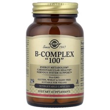 B Complex "100", 50 Vegetable Capsules