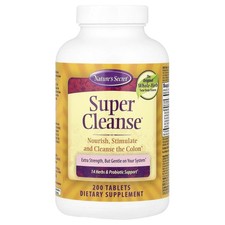 Nature s Secret Super Cleanse 200 Tablets No Artificial Colors,