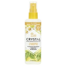 Mineral-Enriched Body Deodorant Spray, Chamomile & Green Tea, 4 fl oz (118 ml)