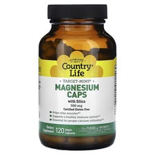 Target-Mins®, Magnesium Caps with Silica, 300 mg, 120 Vegan Capsules