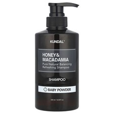 Honey & Macadamia, Shampoo, Baby Powder, 16.9 fl oz (500 ml)