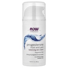 Solutions, Progesterone from Wild Yam, Balancing Skin Cream, Fragrance Free, 3