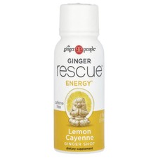 Ginger Rescue Shot, Lemon Cayenne, 2 fl oz (59 ml)