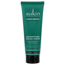Sukin, Super Greens, Detoxifying Facial Scrub, 4.23 fl oz (125 ml)