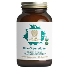 The Synergy Company Organic Blue-Green Algae 90 Veggie Caps Dairy-Free,