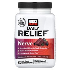 Daily Relief™, Nerve, Blueberry Acai, 30 Soft Chews