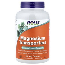 Magnesium Transporters, 180 Veg Capsules (120 mg per Capsule)