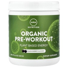 Organic Pre-Workout, Black Cherry, 8.5 oz (240 g)