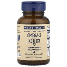 Omega-3 With K2 & D3, 60 Softgels