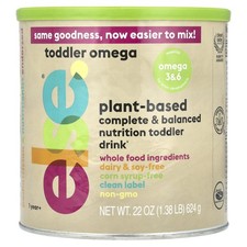 Toddler Omega, Plant-Based Complete & Balanced Nutrition, 1 Year+, 22 oz (624 g)